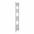 Straight Heated Towel Rail 1800x300mm Chrome with Touch Screen Thermostatic Heating element Masaccio By Dolce