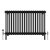 Black Quadruple Cast Iron Designer Radiator 600x1010mm Vitale by Dolce