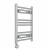 Straight Heated Towel Rail 600x400mm Chrome with Touch Screen Thermostatic Heating element Masaccio By Dolce