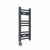 Straight Heated Towel Rail 600x300mm Anthracite with Touch Screen Thermostatic Heating element Masaccio By Dolce