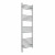 Straight Heated Towel Rail 1400x500mm Chrome with Touch Screen Thermostatic Heating element Masaccio By Dolce
