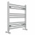 Chrome Straight Heated Towel Rail 600x600 mm Calda by Dolce