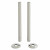 Brushed Nickel Radiator Valve Kit Serafino by Venice
