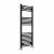 Black Curved Heated Towel Rail 1200x500 mm Benessere by Dolce