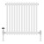 White Double Cast Iron Designer Radiator 600x605mm - Vitale by Dolce