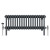 Anthracite Quadruple Cast Iron Designer Radiator 300x830mm Vitale by Dolce