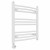 Curved Heated Towel Rail 600x600mm White with Touch Screen Thermostatic Heating element Nebbia By Dolce