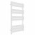 Flat Panel Heated Towel Rail 1000x600mm 9 Ladder White with manual heating element Solare By Dolce