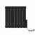 Black Oil Filled Radiator with WiFi 575x609 mm Ventoso By Dolce