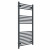 Straight Heated Towel Rail 1200x600mm Anthracite with manual heating element Masaccio By Dolce