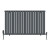 Anthracite Double Oval Panel Designer Radiator 600x1003mm - Altea by Dolce