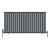 Anthracite Single Oval Panel Designer Radiator 600x1180mm - Altea by Dolce