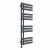 D shape Designer Towel Radiator 1200mm x 450mm Anthracite with WIFI Button Screen Thermostatic Heating element Tiziano By Dolce