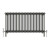 Raw Metal Quadruple Cast Iron Designer Radiator 600x1190mm Vitale by Dolce