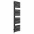 Flat Panel Designer Towel Radiator 1800mm x 500mm Black with Button Screen Thermostatic Heating element Tiziano By Dolce