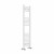 White Curved Heated Towel Rail 1200x300 mm Benessere by Dolce