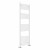 White Curved Heated Towel Rail 1800x600 mm Benessere by Dolce