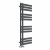 Anthracite D Shape Designer Towel Radiator 1200x450 mm Futura by Dolce