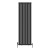 Black Single Flat Panel Designer Radiator 1800x544mm - Aurora by Dolce