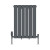 Anthracite Single Flat Panel Designer Radiator 600x408mm - Aurora by Dolce