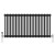Black Triple Cast Iron Designer Radiator 600x1192mm Vitale by Dolce