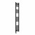 Straight Heated Towel Rail 1800x300mm Black with Touch Screen Thermostatic Heating element Masaccio By Dolce