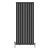 Black Single Flat Panel Designer Radiator 1600x680mm - Aurora by Dolce