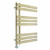 D shape Designer Towel Radiator 800mm x 600mm Brushed Brass with Button Screen Thermostatic Heating element Tiziano By Dolce