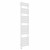 Flat Panel Heated Towel Rail 1800x450mm White with WIFI Button Screen Thermostatic Heating element Solare By Dolce