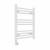 Straight Heated Towel Rail 600x500mm White with Touch Screen Thermostatic Heating element Masaccio By Dolce