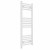 Curved Heated Towel Rail 1000x400mm White with manual heating element Nebbia By Dolce