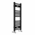 Black Straight Heated Towel Rail 800x300 mm Calda by Dolce