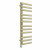 Round Designer Towel Radiator 1200mm x 450mm Brushed Brass with WIFI Button Screen Thermostatic Heating element Tiziano By Dolce