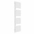 Flat Panel Designer Towel Radiator 1800mm x 500mm White with manual heating element Tiziano By Dolce