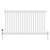 White Triple Cast Iron Designer Radiator 600x1012mm Vitale by Dolce