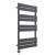 Flat Panel Heated Towel Rail 1000x600mm 9 Ladder Anthracite with Touch Screen Thermostatic Heating element Solare By Dolce