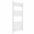 Curved Heated Towel Rail 1200x600mm White with manual heating element Nebbia By Dolce