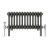 Raw Metal Quadruple Cast Iron Designer Radiator 300x605mm Vitale by Dolce