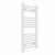 Straight Heated Towel Rail 800x400mm White with manual heating element Masaccio By Dolce