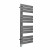 Flat Panel Designer Towel Radiator 1126mm x 500mm Gunmetal with Button Screen Thermostatic Heating element Tiziano By Dolce