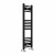 Black Curved Heated Towel Rail 1000x300 mm Benessere by Dolce