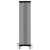 Black Quadruple Cast Iron Designer Radiator 1800x470mm Vitale by Dolce