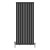 Black Double Flat Panel Designer Radiator 1600x680mm - Aurora by Dolce