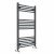Anthracite Straight Heated Towel Rail 1000x600 mm Calda by Dolce