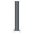 Anthracite Single Flat Panel Designer Radiator 1800x272mm - Aurora by Dolce