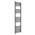 Curved Heated Towel Rail 1800x500mm Anthracite with manual heating element Nebbia By Dolce