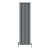 Anthracite Double Oval Panel Designer Radiator 1800x472mm - Altea by Dolce