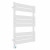 Flat Panel Heated Towel Rail 800x600mm 8 Ladder White with Button Screen Thermostatic Heating element Solare By Dolce