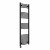 Curved Heated Towel Rail 1600x500mm Black with Touch Screen Thermostatic Heating element Nebbia By Dolce
