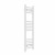 Straight Heated Towel Rail 1000x300mm White with manual heating element Masaccio By Dolce
